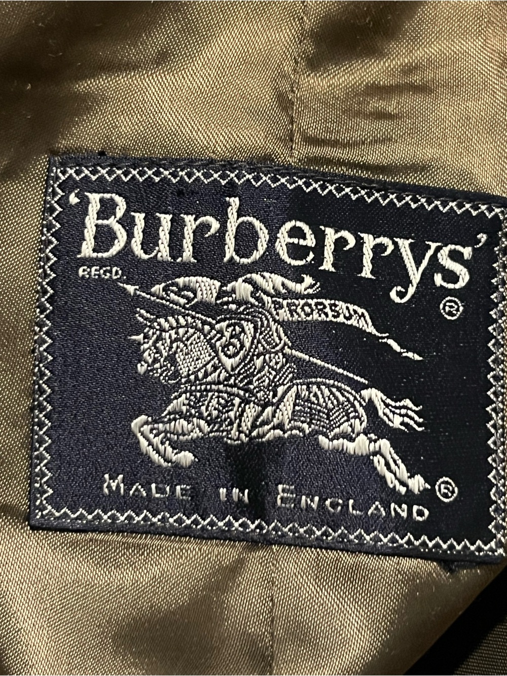 Vintage Burberrys Commodore Plaid Wool Overcoat Made in England Mens 44